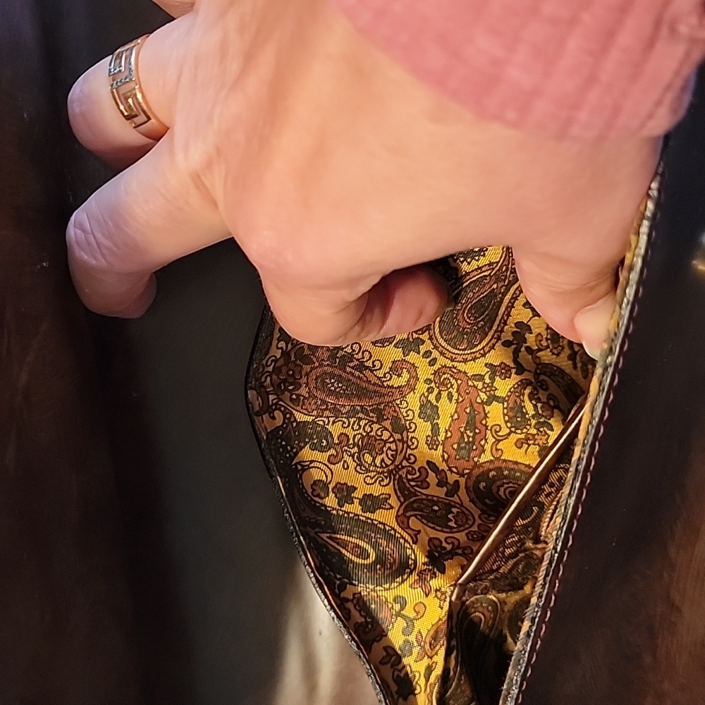Vera Pelle Vintage Florentine Cross Body or Shoulder Bag - Picture 4 of 7